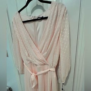 Tommy Hilfiger pink midi dress 16w